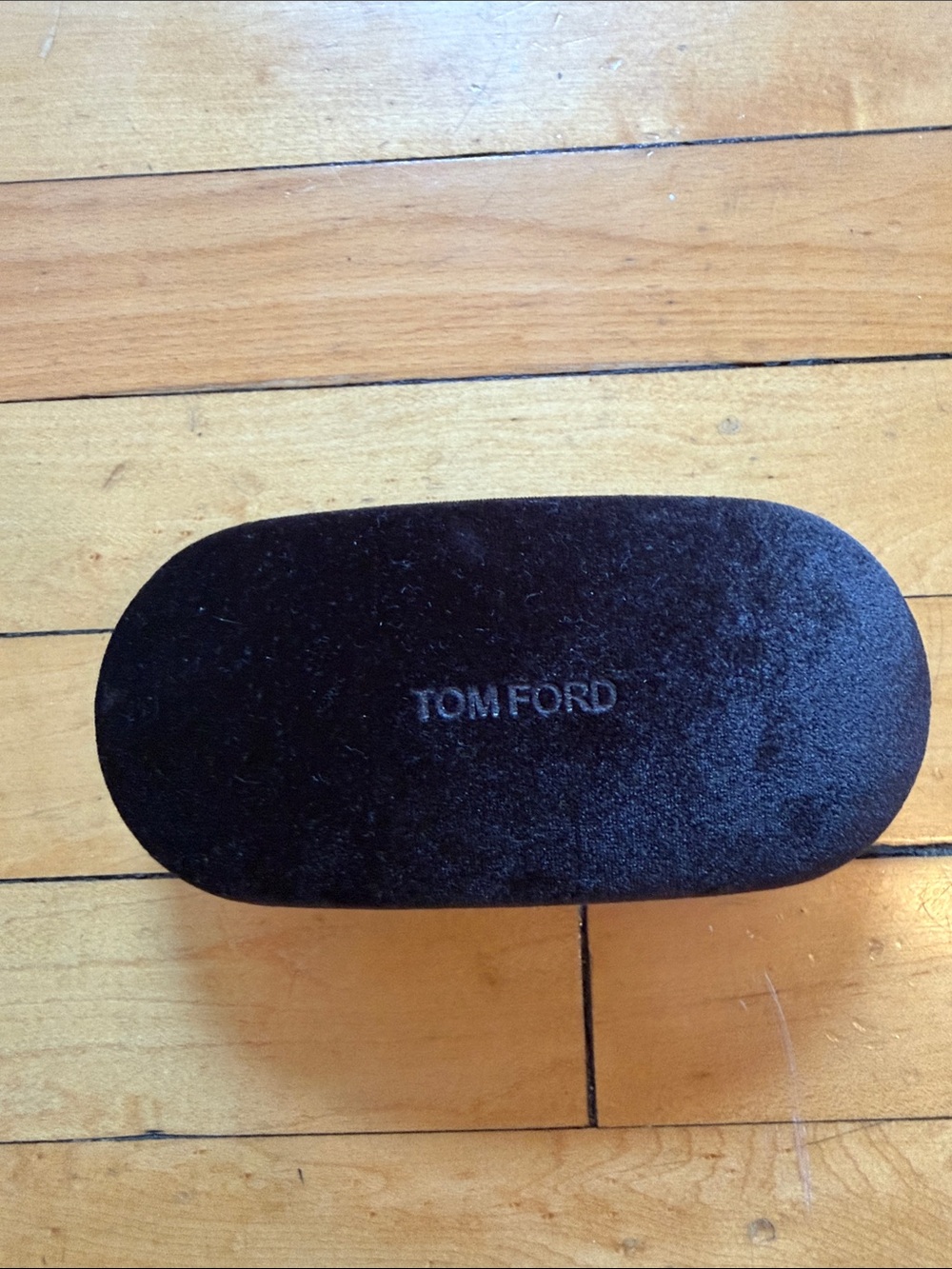 Tom Ford Brown Velvet Sunglasses Case